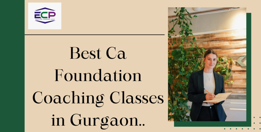 Best ca foundation coaching classes in Gurgaon