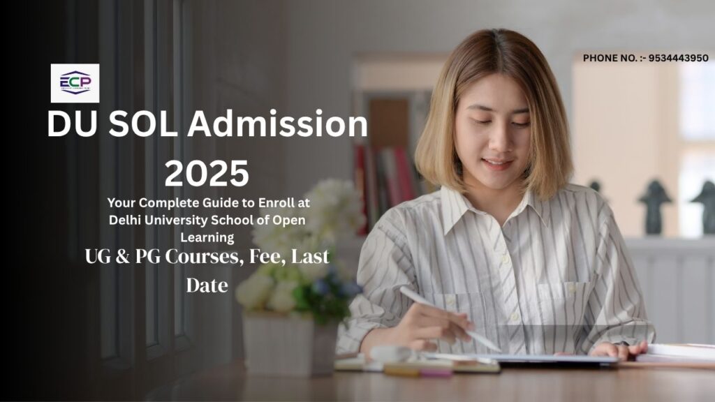 DU SOL Admission 2025