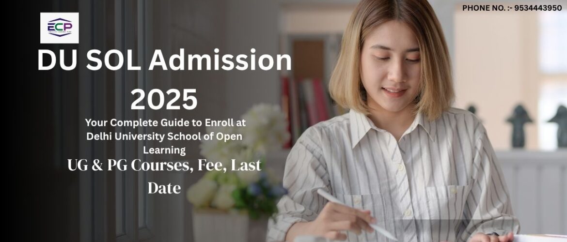 DU SOL Admission 2025