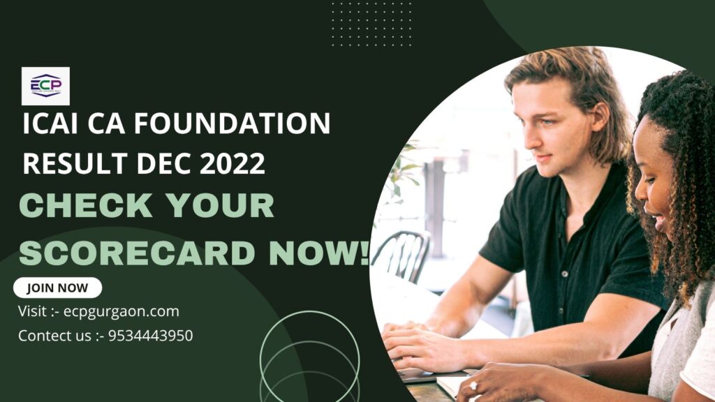 ICAI CA Foundation Result Dec 2022