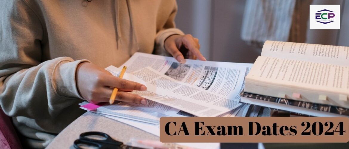 CA Exam Dates 2024