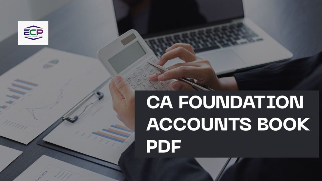 CA Foundation Accounts Book PDF