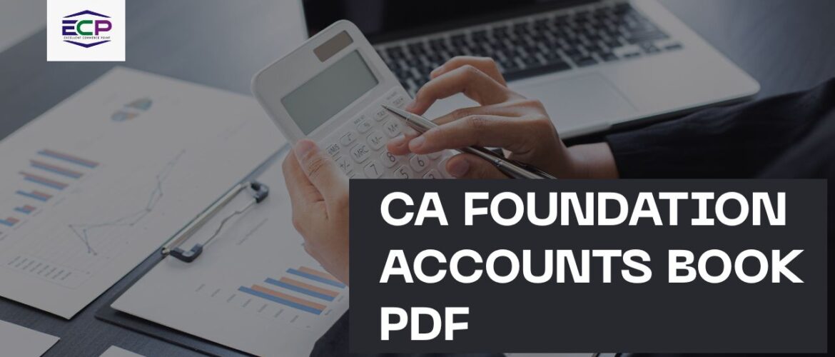 CA Foundation Accounts Book PDF