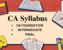 CA Syllabus