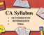 CA Syllabus