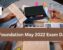 CA Foundation May 2022 Exam Dates