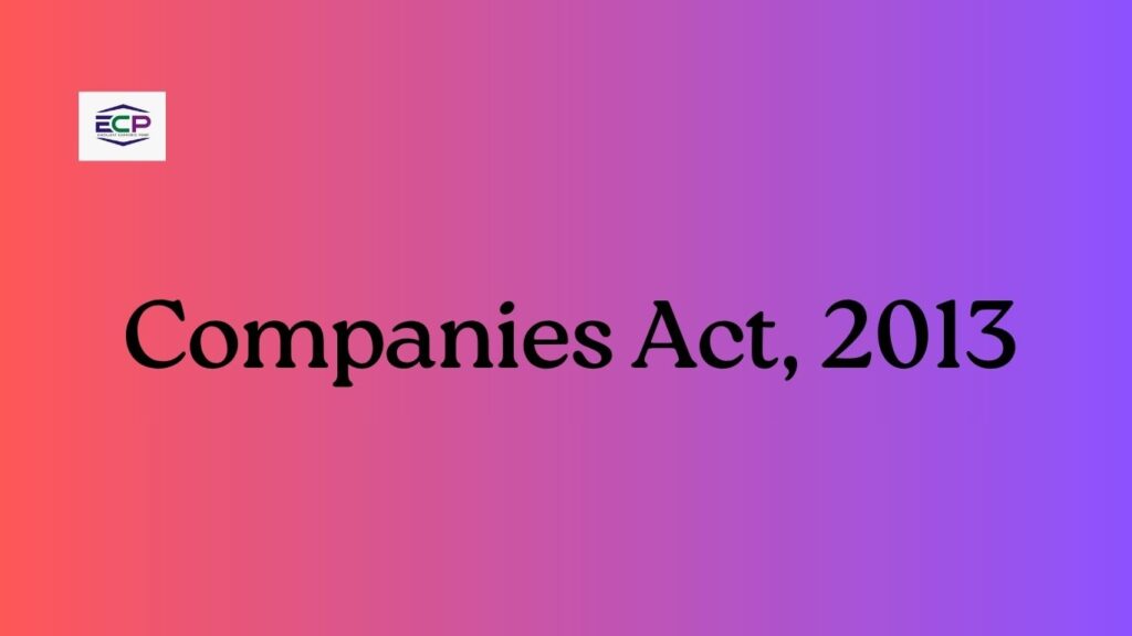 Companies Act, 2013-
