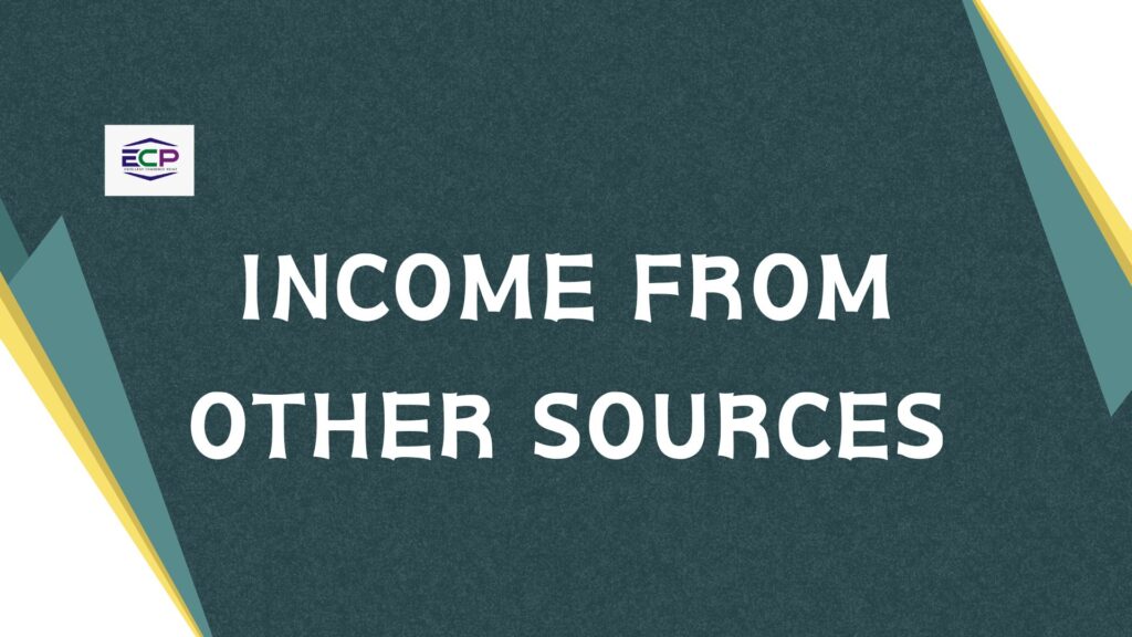 Income from other Sources