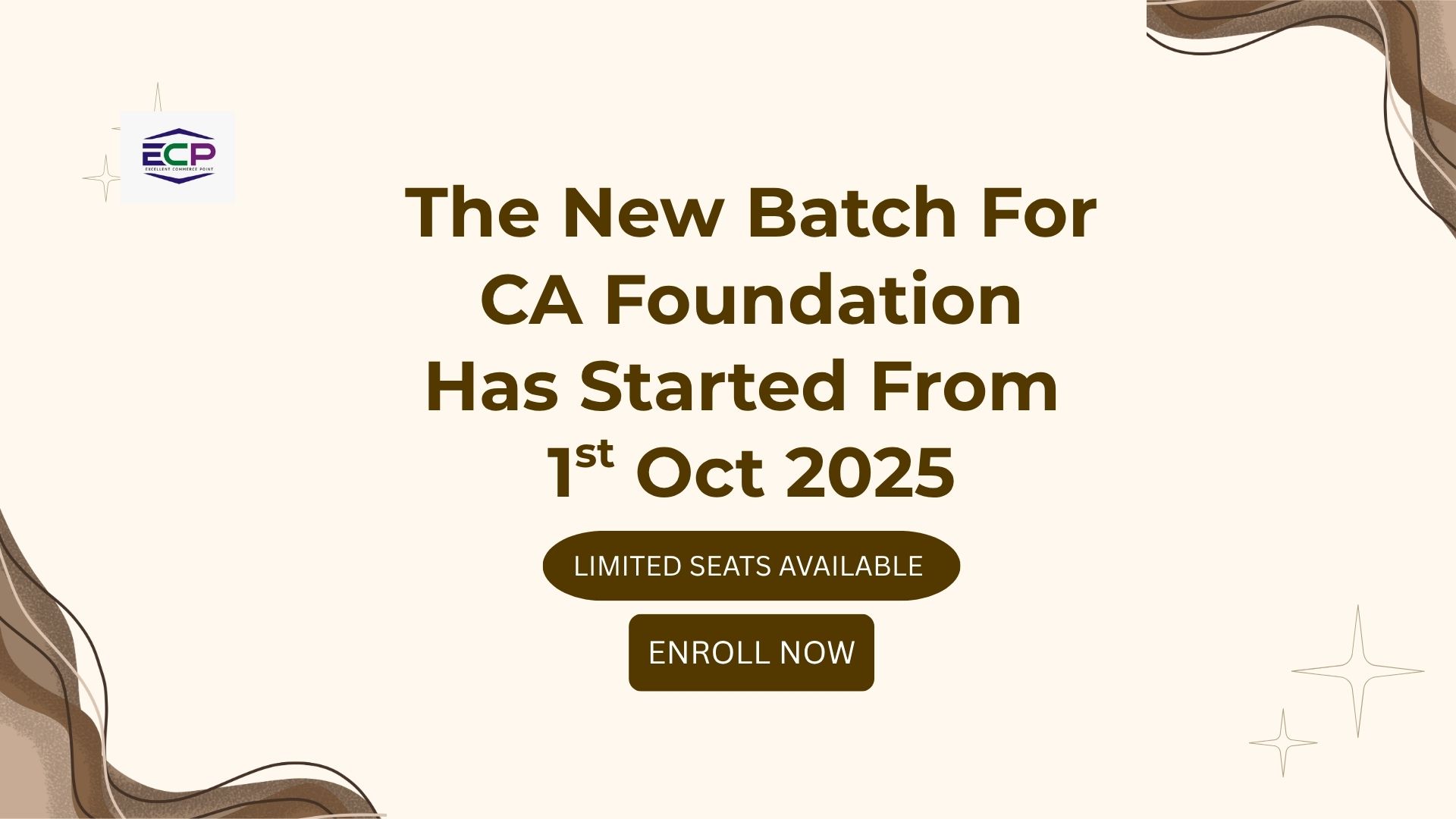 CA Foundation New Batch Starts from 1st Oct 2025 | Enroll Now ...