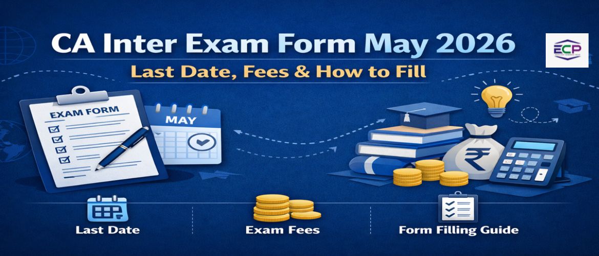 CA Inter Exam Form May 2026 - Excellent commerce point