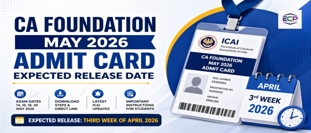 ca foundation may 2026 admit card