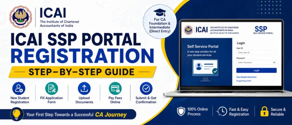 icai ssp portal registration