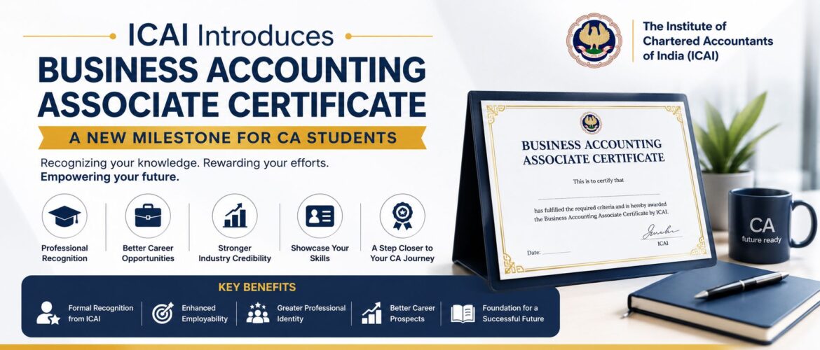Business Accounting Associate Certificate