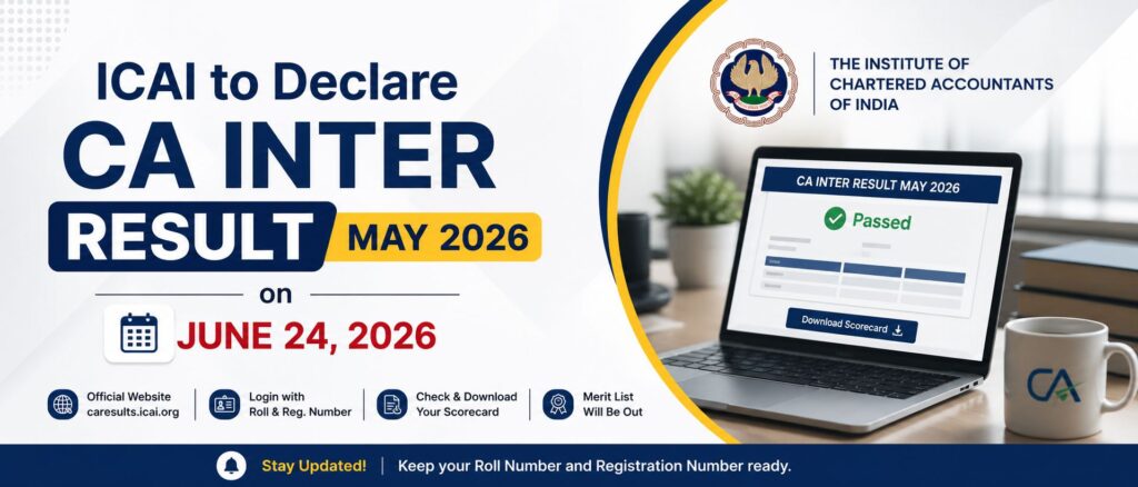 CA Inter Result May 2026