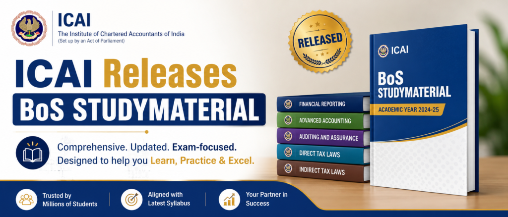 ICAI Releases BoS Studymaterial