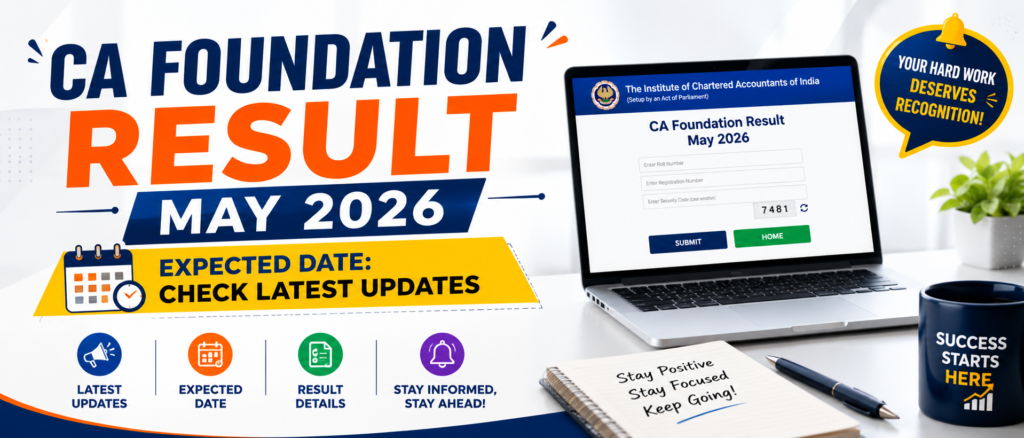 CA Foundation Result May 2026