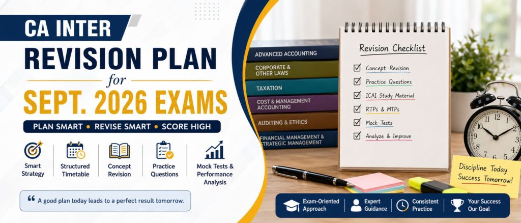 CA INTER REVISION PLAN