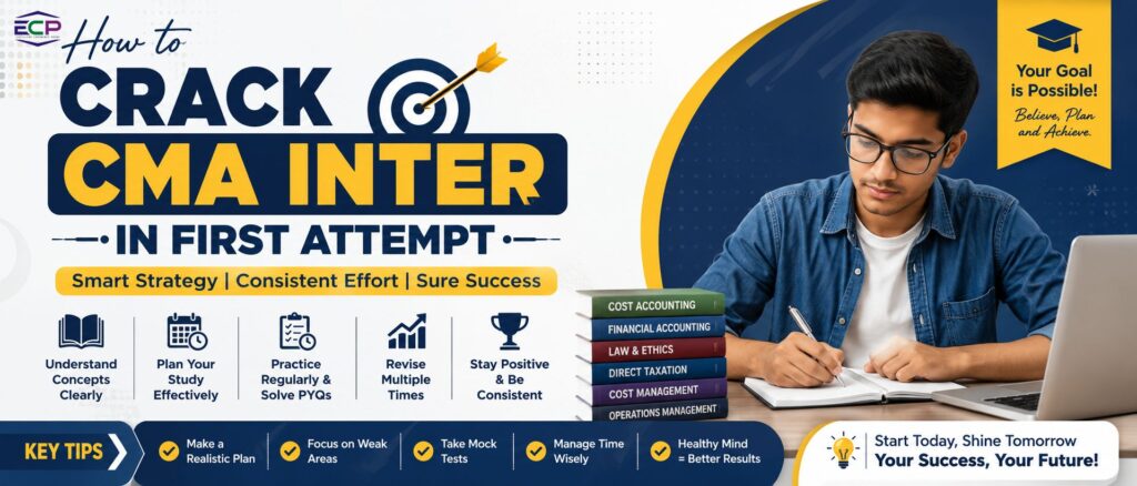 How to Crack CMA Inter in First Attempt