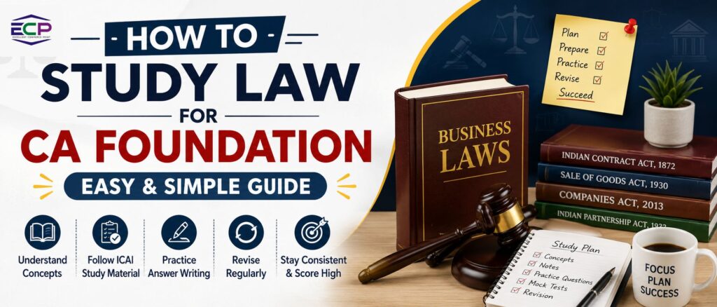How to Study CA Foundation Law