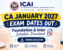 ICAI CA January 2027 Exam Dates